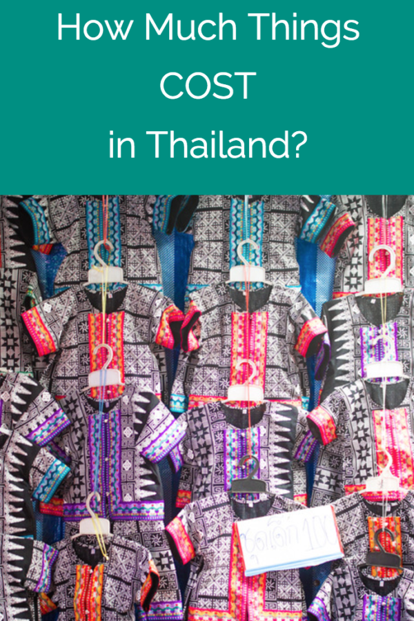 How Much Things Cost in Thailand!